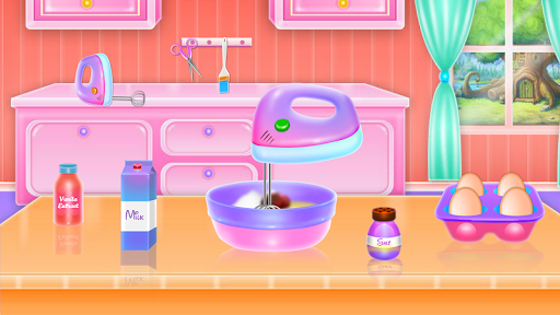 Android application Unicorn Cake Cooking screenshort