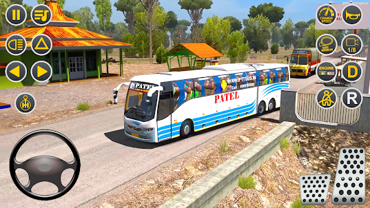 angkutan umum bus modern 3d