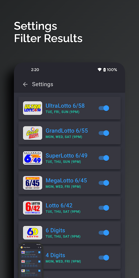 PCSO LOTTO LIVEのおすすめ画像4