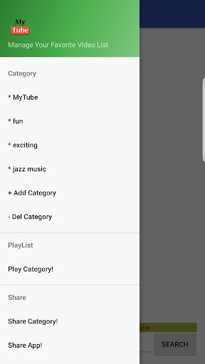Android application MyTube screenshort