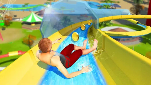 80M Water Slide Lawn Raceway Garden Water Slide Outdoor Rally Activity Fun Game 