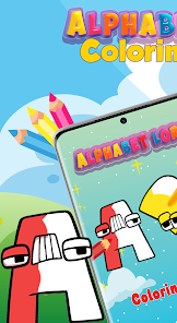 Coloring book - Alphabet Lore — Jogue online gratuitamente em Yandex Games