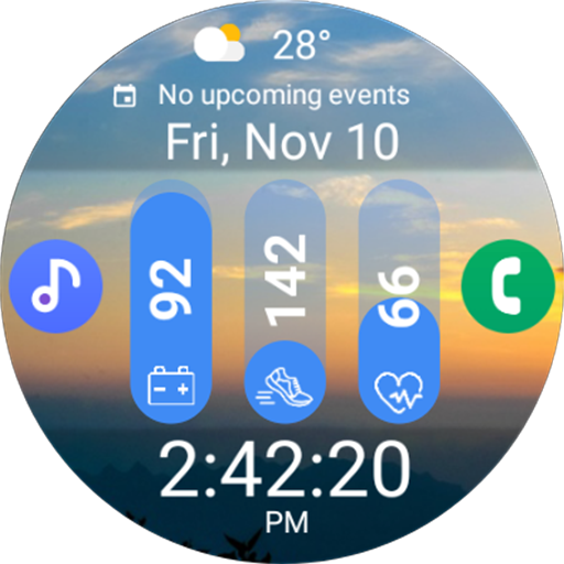 Sport WearOS WatchFace NTV568 logo