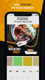 Food Flyer Design Maker 1.2 APK screenshots 3