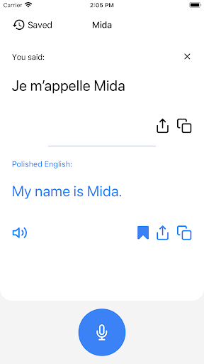 Android application Mida screenshort