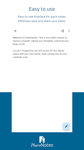 PharoNotes - Plain Text Notes Screen 2