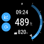 screenshot of Altimeter for Wear OS watches