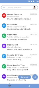 Email Home – Email Homescreen 2