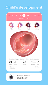 Screenshot 1 amma: calendario de embarazo android