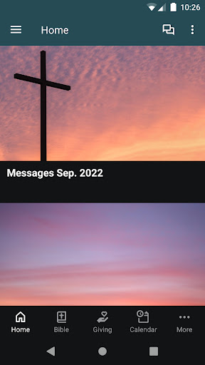 Android application Pilgrim Rest screenshort