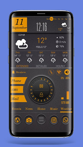 DarkOrange for Total Launcher Screen 3