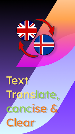 Android application English Icelandic Translate screenshort