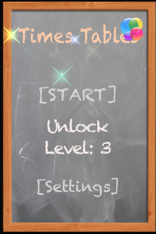 Times Tables Trainer Screen 2