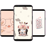 Cute Pig Aesthetic Wallpaper
