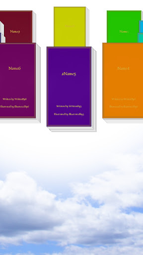 Android application My library. make books&stories screenshort