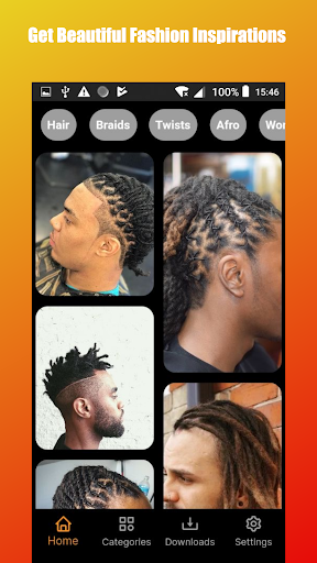 Android application Fashion Afriq screenshort
