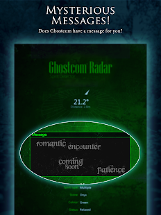 Ghostcom™ Radar Messages Screenshot