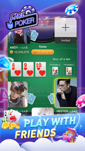 Face Poker - Live Texas Holdem Poker With Friends apklade screenshots 2
