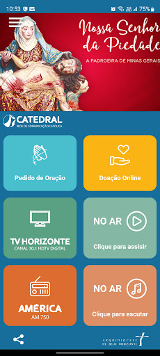 Android application Rede Catedral screenshort