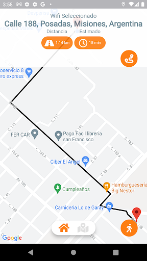 Android application EstoyConectado screenshort