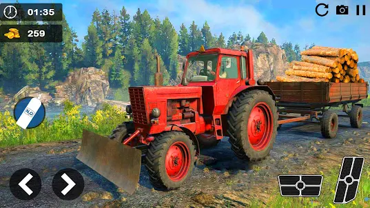 Tractor Game Driving Off-road