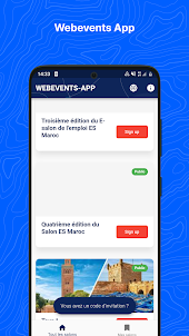 Webevents App