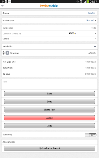 Invoice Mobile - Easy Billing
