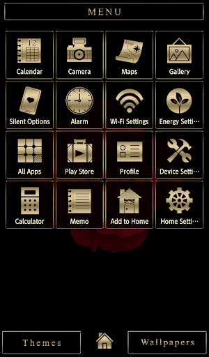Red Rose Theme +HOME Screen 2