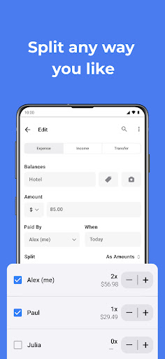 Screenshot of tricount: Split & Settle Bills