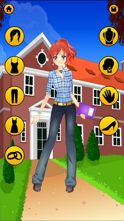 anime dress up games for girls  couple love kiss – android