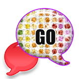 GO SMS - Rainbow Diamonds icon
