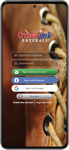 Android application Crackerjack Baseball screenshort