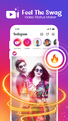Android application Feel The Swag Lyrics Vid Maker screenshort