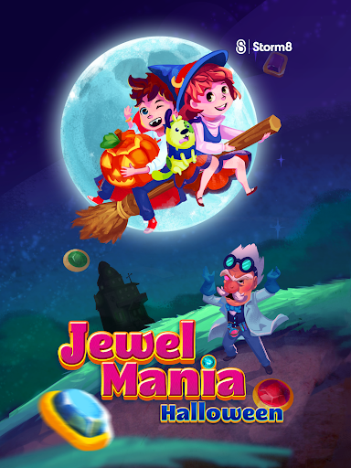 Android application Jewel Mania: Halloween screenshort
