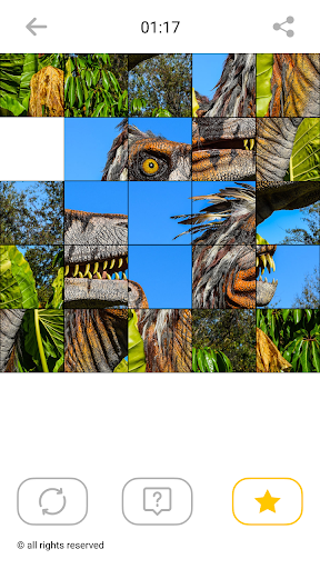 Jigsaw Dinosaur Mosaic Puzzles Screen 3