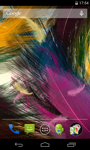 Feather Live Wallpaper Screen 3