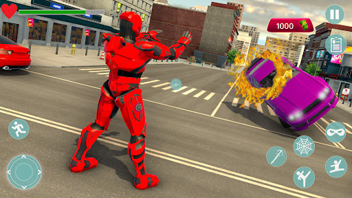 Spider Rope Hero : Power Robot Screen 2