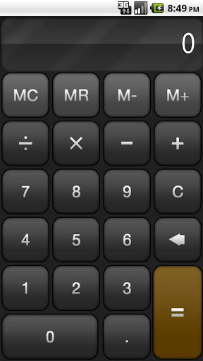 Android application SOWGcalc screenshort