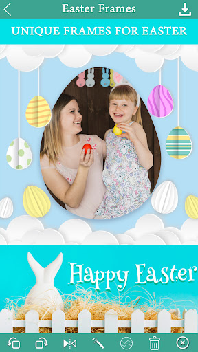Android application Easter Greeting Photo Frames screenshort