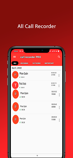 Android application Call Recorder 2024 screenshort