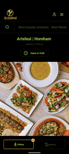 Android application Artelesi | Horsham screenshort