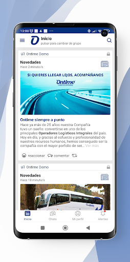 Android application Soy Ontime screenshort
