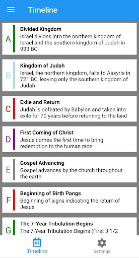 Android application Biblical End-Times Study Tool screenshort