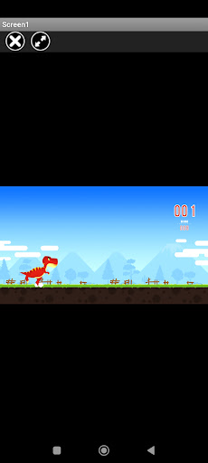 Android application Trex dino run screenshort