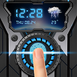 wheelgear fingerprint style lock screen for prank icon