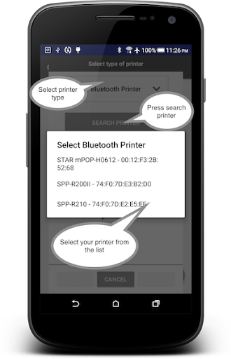 Quick Printer (ESC POS Print) Screen 3