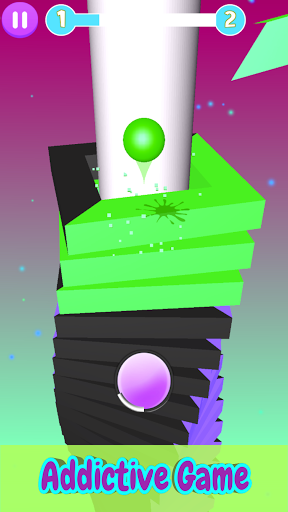 Helix Stack Ball Blast 3D Screen 3