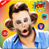 Snap Monkey Face Sticker - Animal Face Changer icon