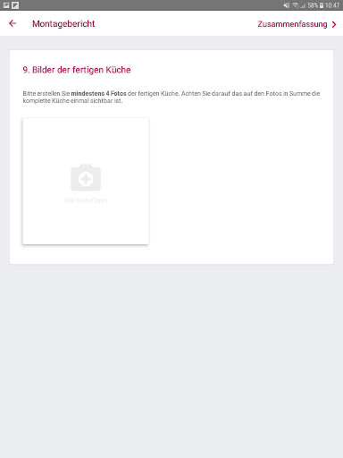 hey.kitchen Montage-App