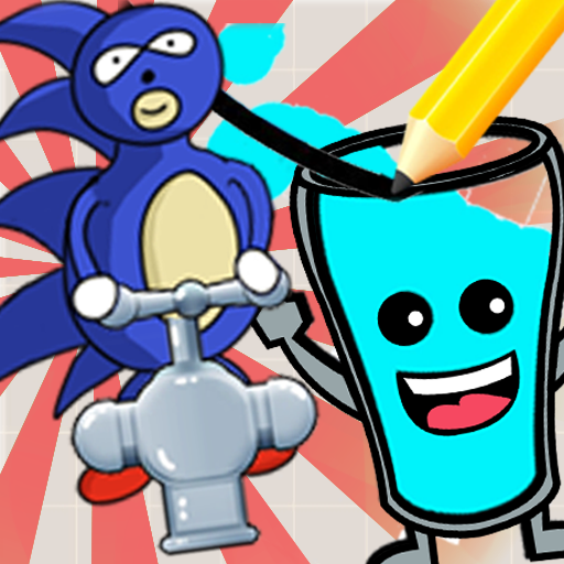 Sanic Happy Glass logo